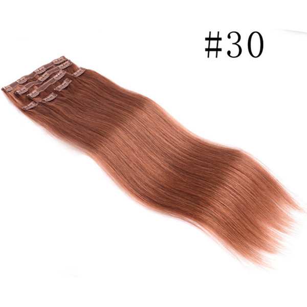 ELIBESS HAR-Clip in 100% Remy Human Hair Extensions