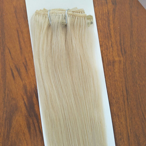 Human Indian hair Clip in Hair Extension 14