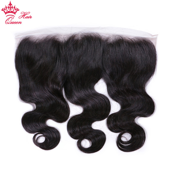 Brazilian Virgin Hair Body Wave 13x4 Ear To Ear Pre Plucked Lace Frontal Closure With Baby Hair 100% Human Hair Free Part