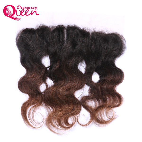 T1B 4 30 Color Body Wave Lace Frontal Human Hair Brazilian Virgin Human Hair 13X4 Lace Closure With Baby Hair Pre-plucked Frontals