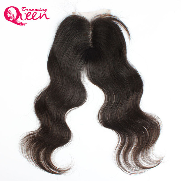 Brazilian Body Wave Lace Closure Brazilian Virgin Human Hair Middle Free Three Part 4x4 Hair Closure Free Shipping