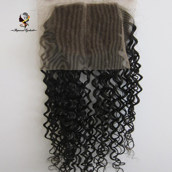 New arrival fashion lookingswiss lace size 4x4 natural black hair top closure virgin brazilian hair lace closure bleached knots