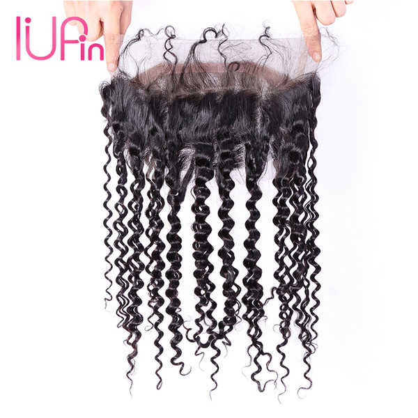 Deep Wave Preplucked 360 Lace Closure Malaysian Virgin Human Hair Deep Wave Natural Hairline 22x4x2