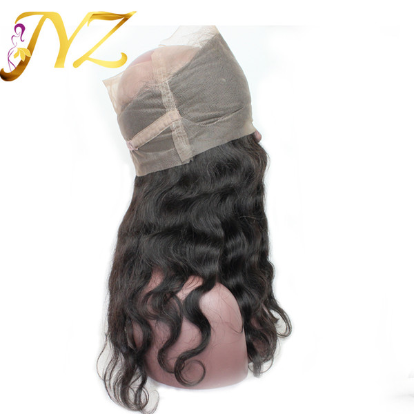 360 Lace Frontal Closure Virgin Body Wave Natural Hairline With Baby Hair Virgin Malaysian Body Wave 360 Frontal Closure