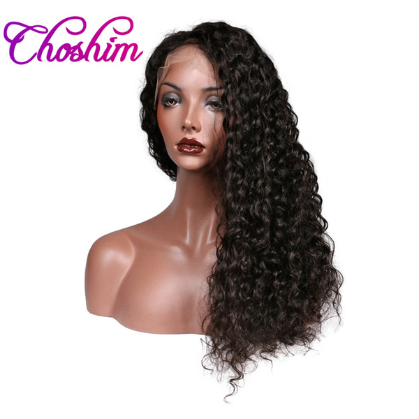 Slove Hair 360 Lace Frontal Wig For Black Women 150% Density Pre Plucked Brazilian Silky Deep Wave Human Remy Hair