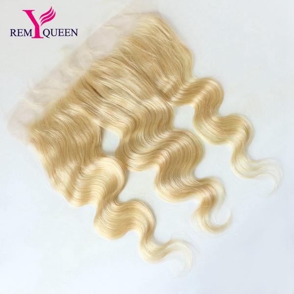 Remy Queen 10A Brazilian Blonde 613# Body Wave 13x4 Lace Frontal Ear To Ear Swiss Franch Lace News Hot Sale 