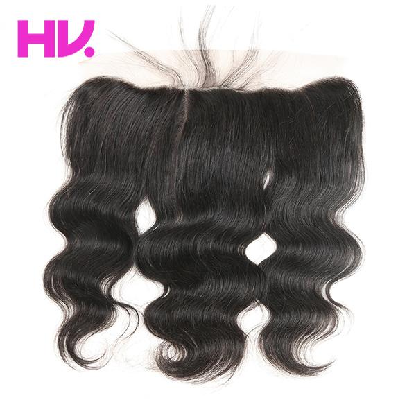 Peruvian virign body wave Human Hair Lace Closure straight 13*4 lace Closure 8-20 inch natural color