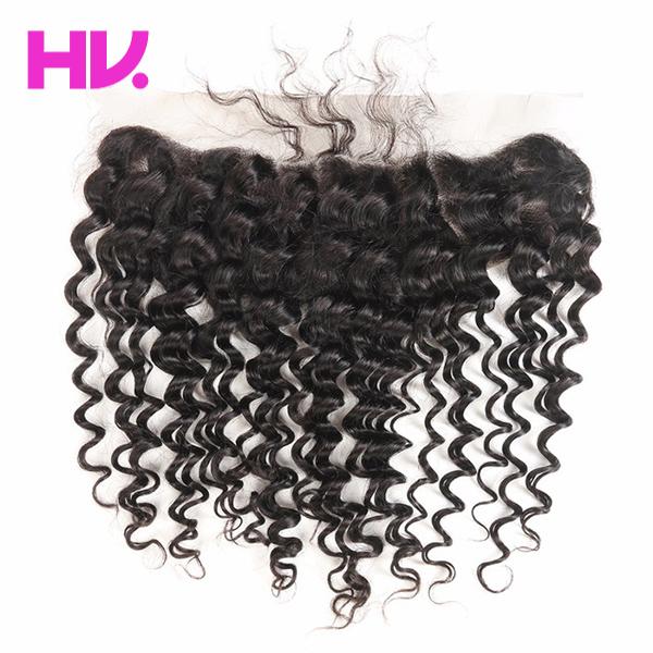 Brazilian Peruvian Malaysian Indian Cambodian Mongolian remy deep wave Human Hair Lace Closure straight 13*4 lace Closure