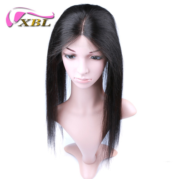 XBL Silky Straight Lace Frontal Human Hair Closure Virgin Human Hair Frontal 10-18 Inch Silky Straight Human Hair