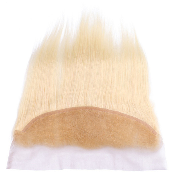 ELIBESS HAIR 613 Blonde Lace Frontal Closure Brazilian Straight Hair 13x4 Closure 100% Human Hair