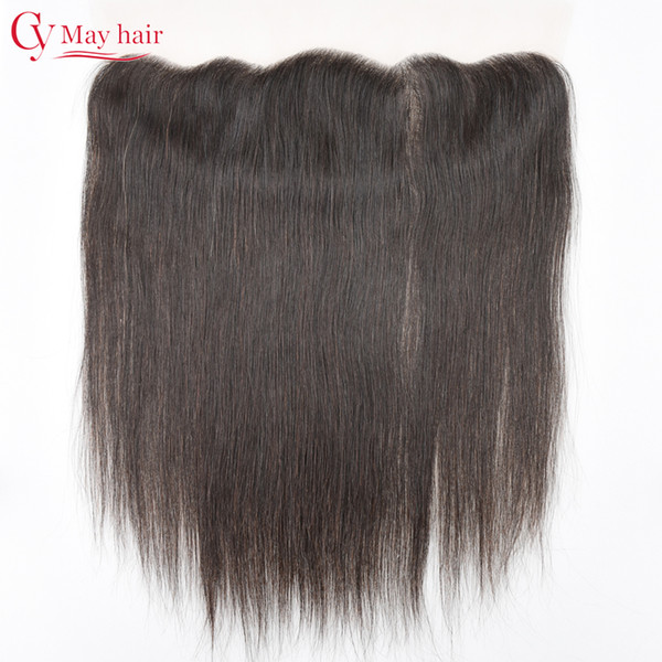 Brazilian Straight Hair 13x4 Ear To Ear Pre Plucked Lace Frontal Closure With Baby Hair Remy Human Hair Free Part