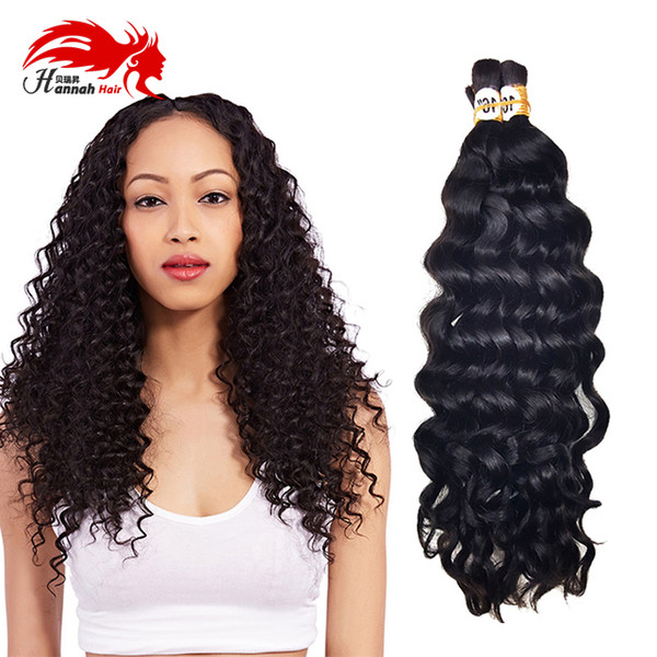 Mink Brazilian Virgin Hair 3 Bundles Bulk Hair for Braiding Deep Curly Wave Virgin brazilian Human Braiding Hair Bulk No Weft Bulk