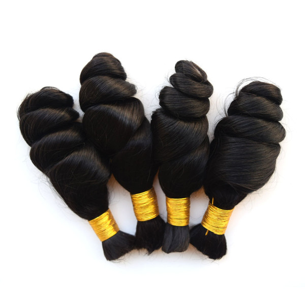 3 PCS Brazilian Human Hair 100% unprocessed human hair cheap brazilian malaysian Loose wave with DHL fast 