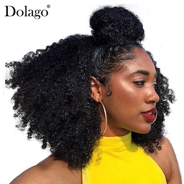 Human Braiding Hair Bulk No Weft Afro Kinky Curly Bulk Hair For Braiding Mongolian Remy Crochet Braids Dolago Hair