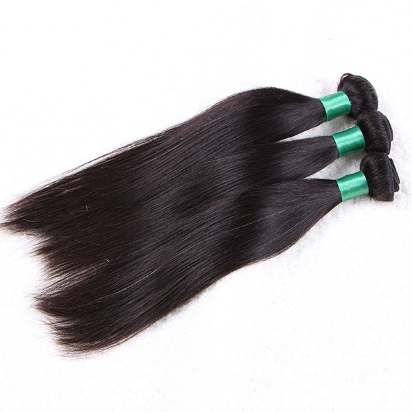 Peruvian Malaysian Brazilian Virgin Hair Weave Bundles can bleached and dyed Straight Wave Human Hair Extensions 300g