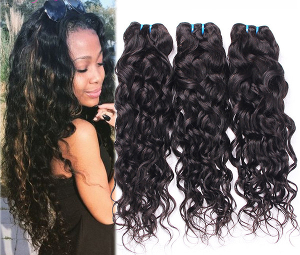 CE certificated Water Wave Hair Bundle 100% Unprocessed Virgin Hair Brazilian Malaysian virgin Human Hair water wave,100g per piece