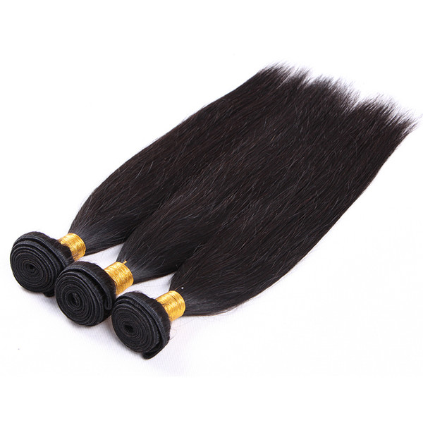 Silky Straight Hair can be bleached and dyed 100g 3pcs malaysian Virgin Human Hair Extensions Cheap Human Hair Bundle