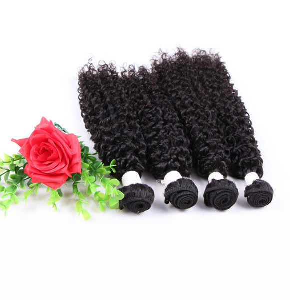 Indian Curly Virgin Hair Jerry Kinky Curly Virgin Hair Tight Curly Weave 3pieces Cheap Human Hair Bundles, free DHL