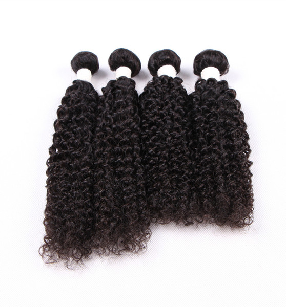 Unprocessed Human Hair Weaves Virgin Brazilian Hair Bundles Jerry Curly Wefts 8-30Inch Peruvian Indian Malaysian Mongolian Hair Extensions