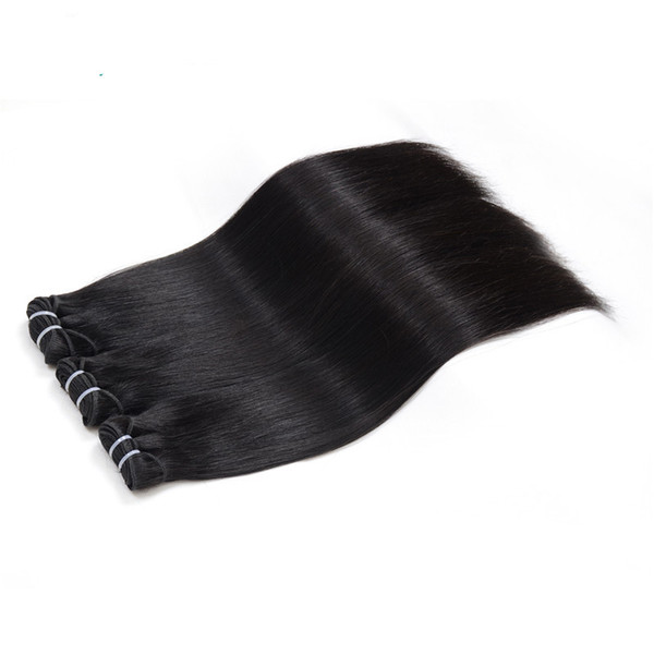 300G 3 Bundles 10-28 inch Brazilian Virgin Remy Human Hair Straight Deep Curly Body Wave Straight Natural Color, DHL free