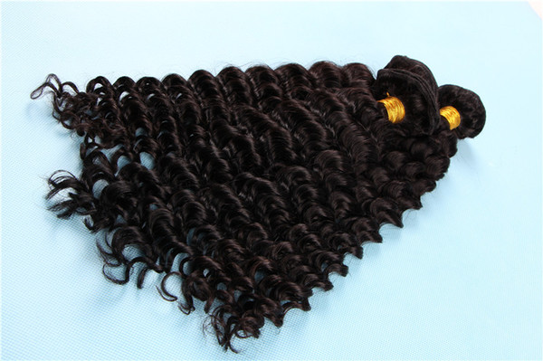 Deep Wave Brazilian Human Hair Weaves 100% Unprocessed Virgin Hair 3Bundles Wholesale price.60g pack&5pcs one Lot