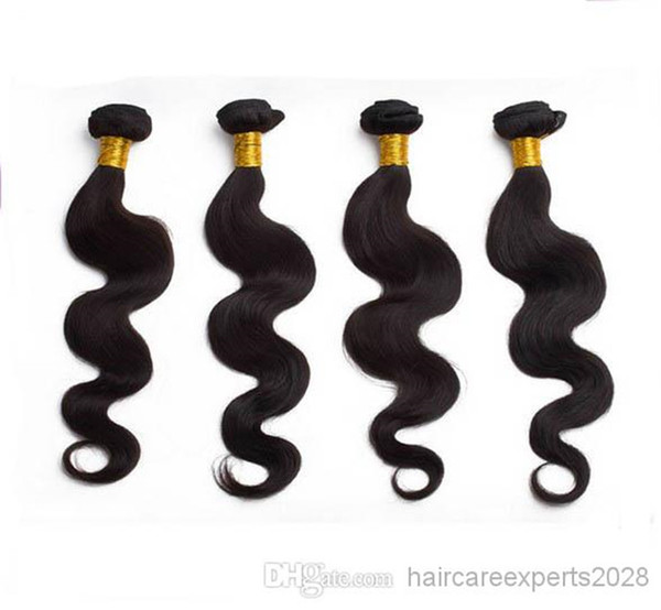 ELIBESS HAIR-Brazilian Human Virgin Hair 50g/pcs 3pcs/lot Natural Color 10inch to 24inch Remy Virgin Hair Body Wave Human Hair Double Weft