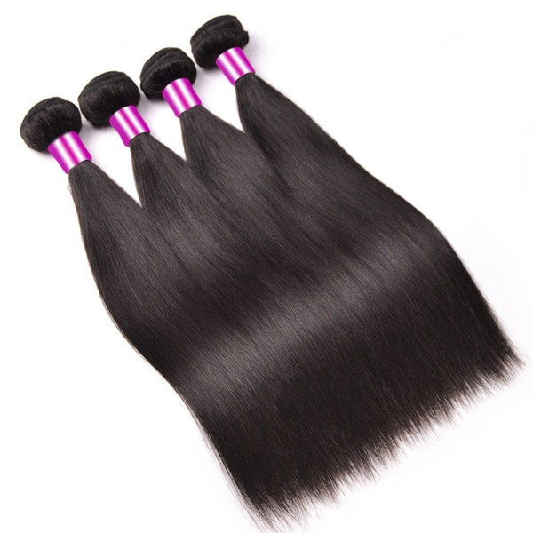 Unprocessed Human Hair Wholesale Peruvian Virgin Straight Wave Hair Bundles,120g one piece & 3pcs Lot, 