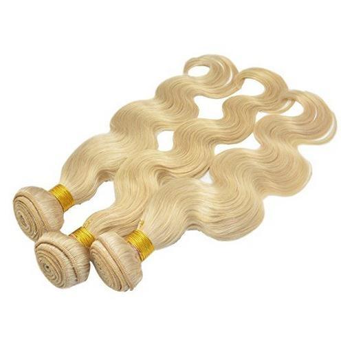 8-30inch Grade 10A 4pcs 50g 100% human hair straight brazillian body wave blonde human hair bundles blonde color virgin remy hair weft