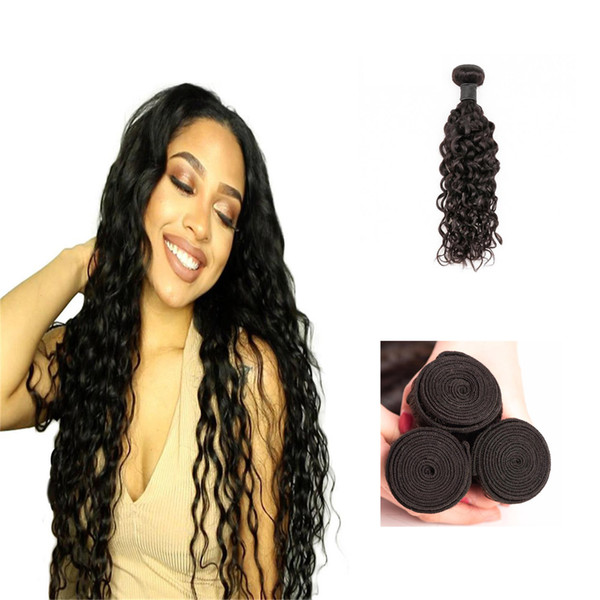 Peruvian Indian Malaysian Cambodian Brazilian Virgin Hair Weave Bundles Straight Body Wave Loose Water Deep Wave Curly Human Hair Extensions