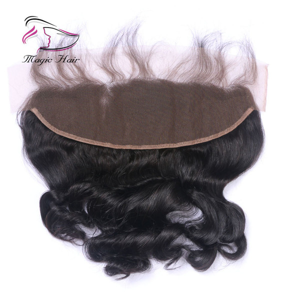 Lace Frontal Brazilian Hair Loose Wave 13x4 Free Part Human Hair Frontal With Baby Hair Natural Color 8