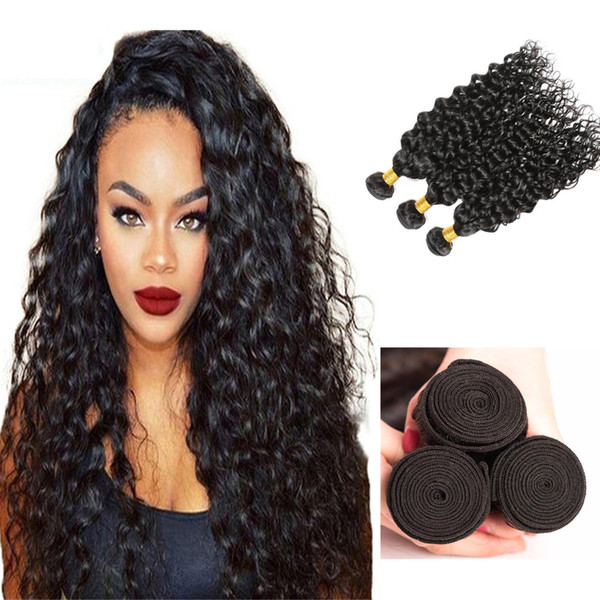 Peruvian Indian Malaysian Cambodian Cuticle Aligned Hair Mink Brazilian Hair Weave Bundles Water Wave Remy Human Hair Extensions