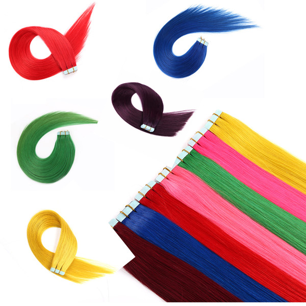 Malaysian Peruvian Brazilian Inaian Hair Tape In Human Hair Extensions Mac Makeup Extensions De Cheveux For Sale