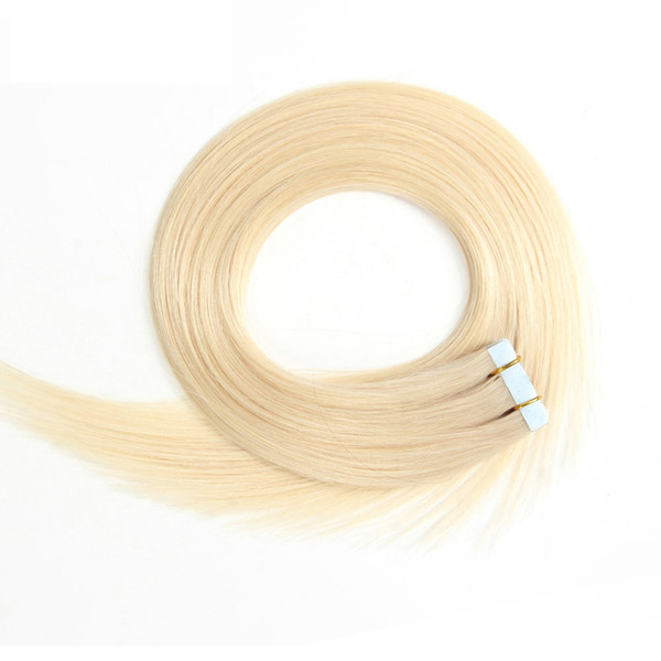 Malaysian Peruvian Brazilian Inaian Hair Tape In Human Hair Extensions 100g 40pcs Mac Makeup Extensions De Cheveux For Women