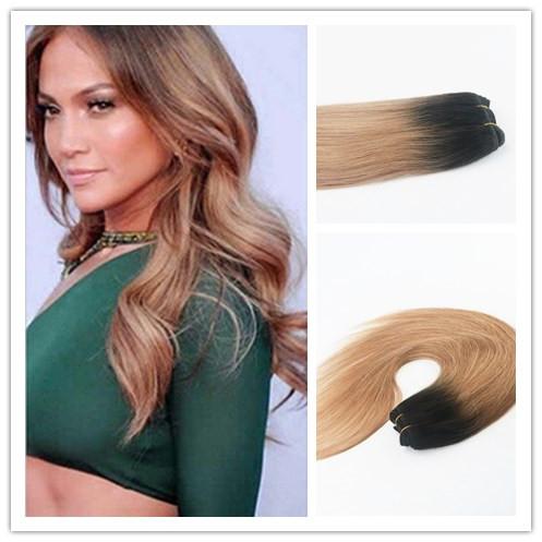 Balayage Color #2#6#27 Fashion Color Hair Weaving Hair Weft Remy Straight Hair Extension 100G Per Bundle In Stock