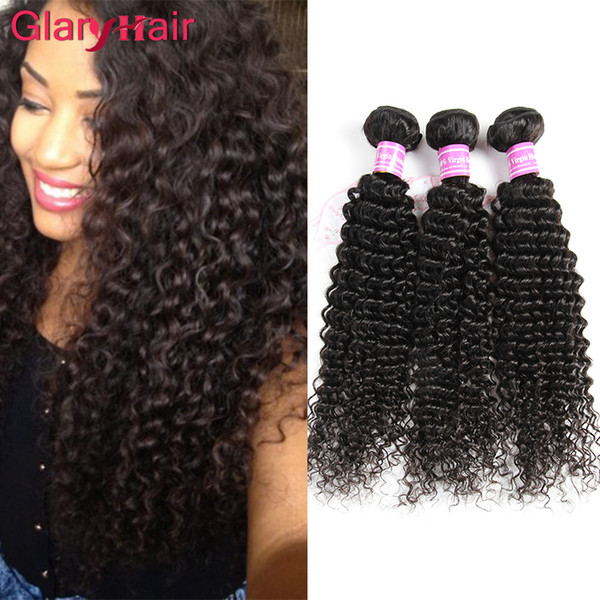 Wholesale Cheap Glary Unprocessed Mink Brazilian Kinky Curly Hairstyles Remy Human Hair Extensions Malaysian Kinky Curly Hair Weave Bundles