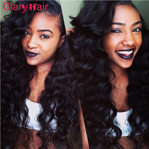 Glary Virgin Hair Bundles Brazilian Human Hair Extensions 4/5/6 Piece Mix Length Remy Human Hair Bundles For Black Women Cheaper Price