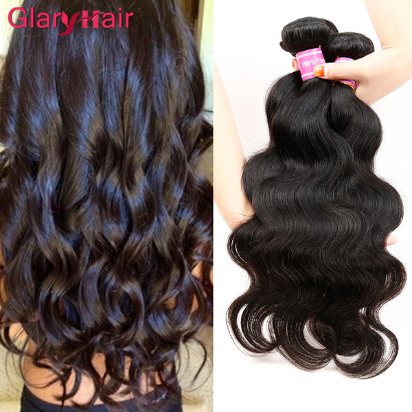 Peruvian Hair 6 Bunldes Body Wave Human Hair Extensions Peruvian Body Wave Brazilian Peruvian Malaysian Virgin Hair Wefts For Black Women