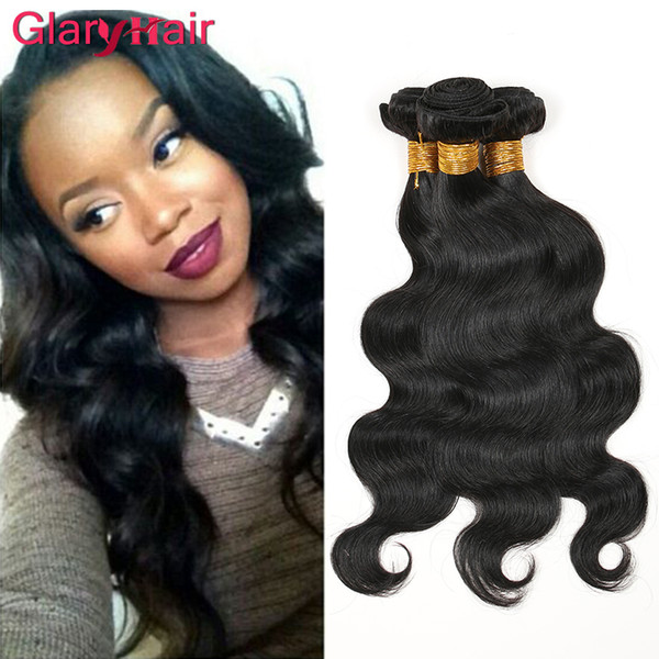 Peruvian 1B Body Wave Weave Unprocessed Peruvian Virgin Hair Bundle Deals Wet wavy Human Hair Extensions 4 pieces 