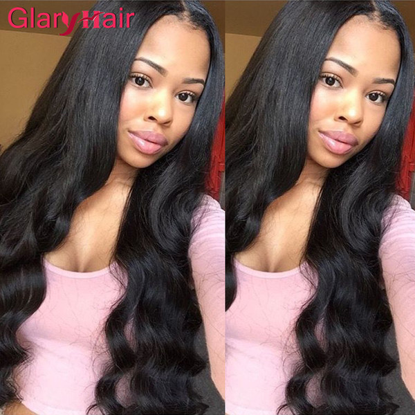 Wholesale Glary Hair Vendors Brazilian Human Hair Extensions Malaysian Peruvian Hair Weave Bundles Wet Wavy Body Wave Fashion Style 4/5/6pcs