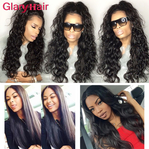 Glary New Arrival Lady's Long Cheap Brazilian Hair Bundles Curly Virgin Hair Extensions Straight Water Wave Kinky Curly Body Wave Hair Weave