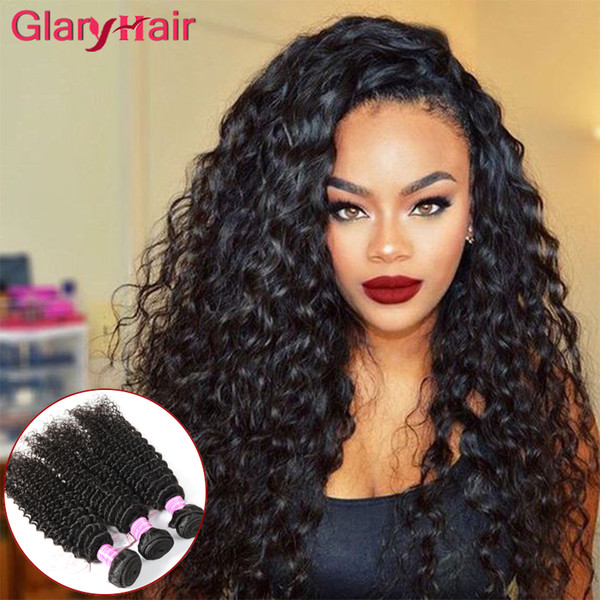 2017 Very Popular Hairstyle Kinky Curly Virgin Bundle Deals Brazilian Hair Bundles Soft Glary Human Hair Weaves Remy Hair Products