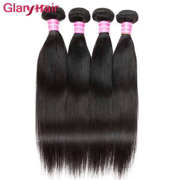 Malaysian Virgin Hair Bundles 4 pcs Mink Brazilian Hair Bundles Indian Peruvian Straight Weave Virgin Human Braiding Hair Wefts Cambodian