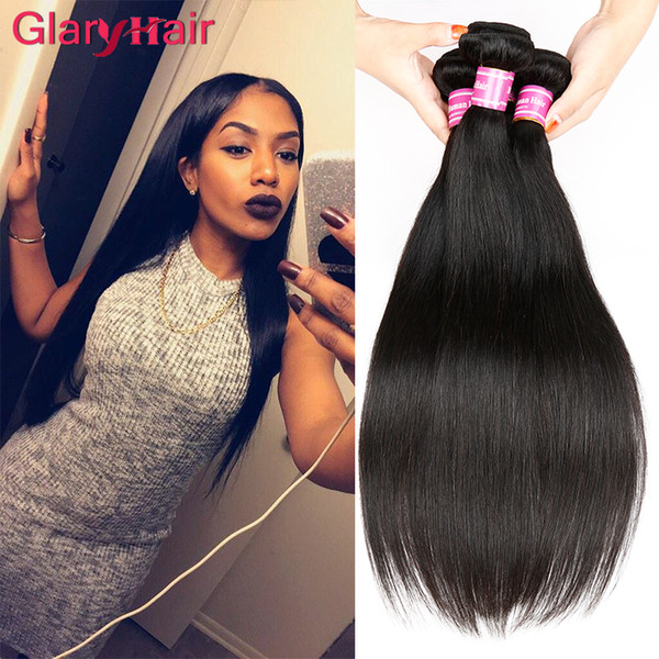 Wholesale Mink Brazilian Virgin Hair Bundles Straight Human Hair Extensions Unprocessed Brazilian Straight Remy Human Hair Weave Dh gates