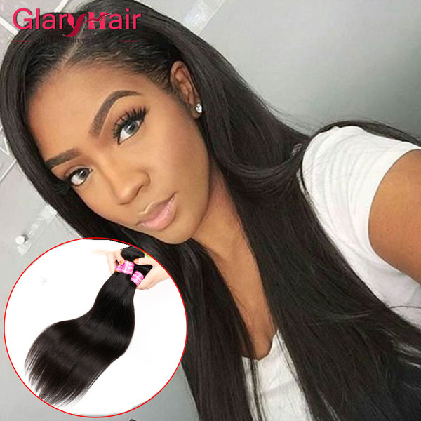 Best Selling Items Mink Brazilian Virgin Hair Straight Weave Peruvian Malaysian Indian Human Braiding Hair Weave Bundles Glary Hair Products