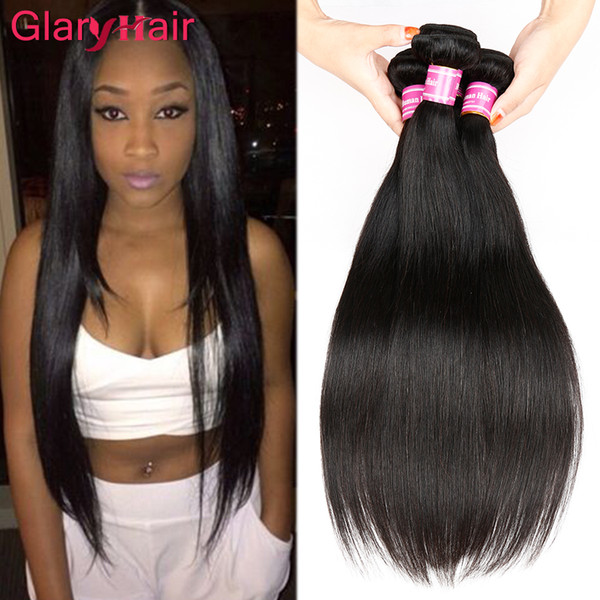 Factory Supply Unprocessed 8a Mink Cheap Brazilian Straight Human Hair Bundles Raw Indian Malaysian Peruvian Straight Weave Hair Extensions