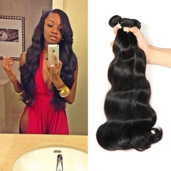 Brazilian Virgin Body Wave Hair weaves 3 Bundles 8a Grade Brazilian Hair Bundles Unprocessed Malaysian Human Hair Extensions Weaves Weft