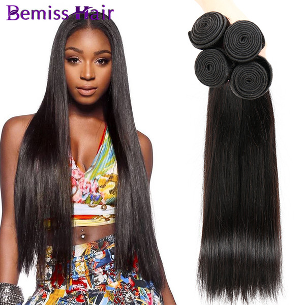 Human Hair Extensions Brazilian Unprocessed Virgin Human Hair Color for Natural Black Hair Peruvian Indian Cambodian Mongolian Malaysian