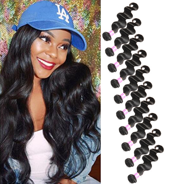 Brazilian Virgin Hair 8A Body Wave Human Hair Bundles 100% Unprocessed Wet and Wavy Hair Extensions Peruvian Malaysian Indian Best Selling