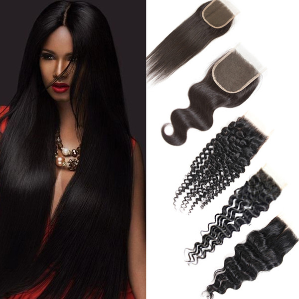 Brazilian Human Hair Bundles Deep Wave Straight Kinky Curly Unprocessed Virgin Hair Bundles with Closures Water Body Wave Hair Extensions