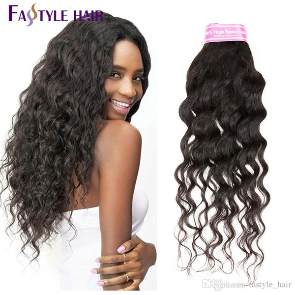 New Arrivals!Fastyle Brazilian Natural Water Wave Hair Extensions 5pc/lot UNPROCESSED Peruvian Malaysian Indian Virgin Human Hair Bundles